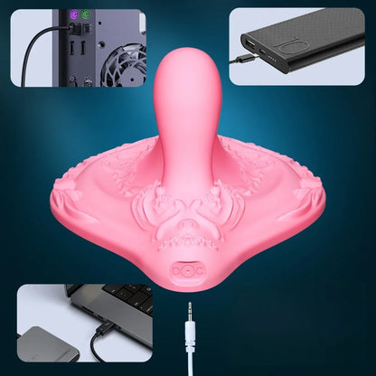 Couples Vibrator with 12 Modes for Multi-Point Stimulation