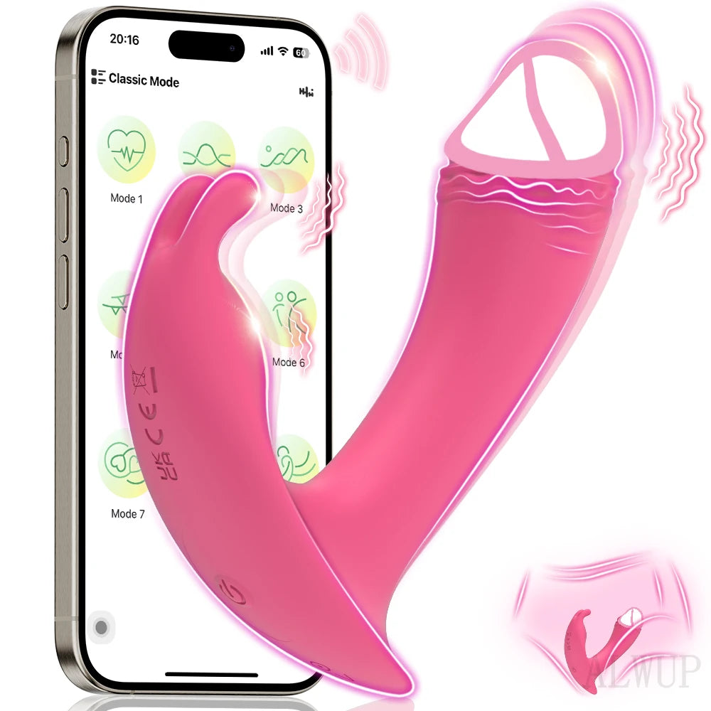 Wearable Panties Vibrator, dildo for Women, Clitoral Stimulator