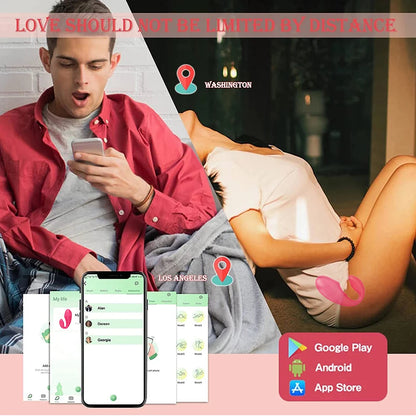 App Control Bluetooth Vibrator for Women & Couples Play