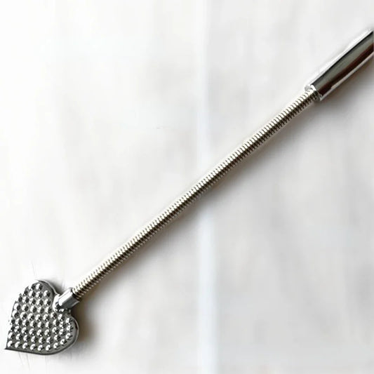 Stainless Steel Handle BDSM Whip Flogger for Spanking Play
