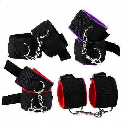 Soft Plush BDSM Handcuffs Ankle Cuffs for Couples Play