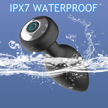 Wireless Vibrating Anal Plug for Men, Prostate Massager