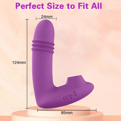 Sucking Vibrator, dildo with Remote Control for Women Stimulator