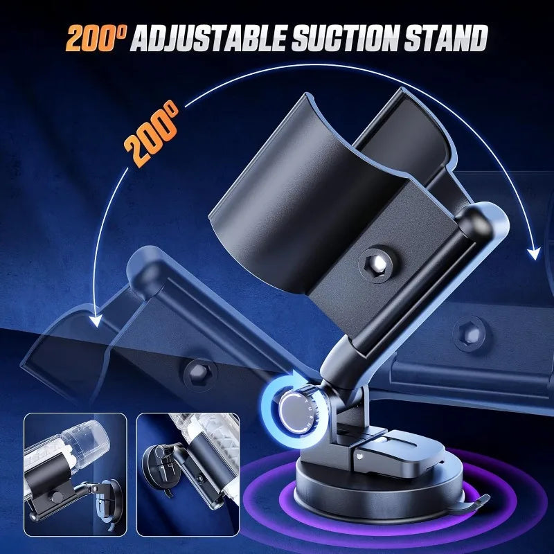 Hands-Free Male Masturbator Stand with Suction Cup