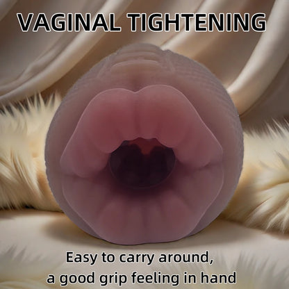Realistic 3D Male Masturbator Cup, Oral & Vagina Toy