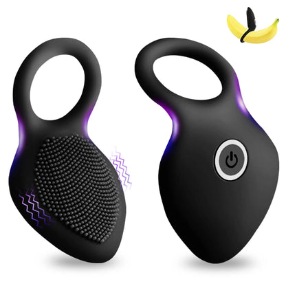 App-Controlled Vibrating Cock Ring for Men, Delay & Erection