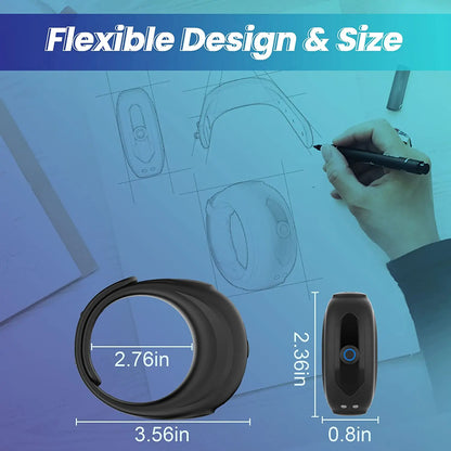 Adjustable Vibrating Cock Ring for Couples & Men