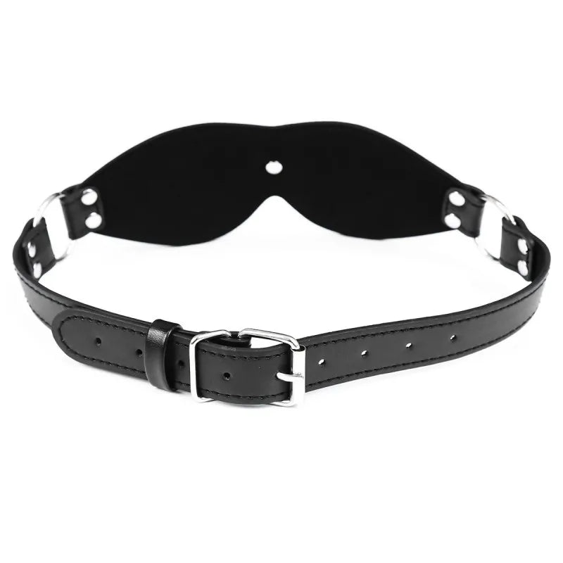 Leather Blindfold BDSM Eye Mask for Fetish and Cosplay Play