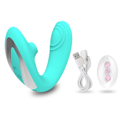 Double Penetration Vibrator for Couples, Clit & Anal Toy
