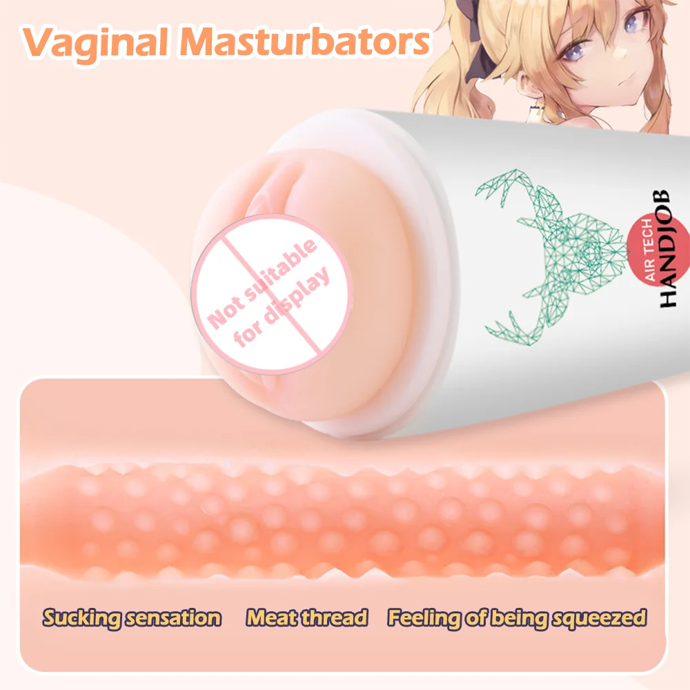 Realistic Silicone Vagina Masturbator for Men