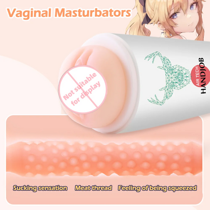 Realistic Silicone Vagina Masturbator for Men