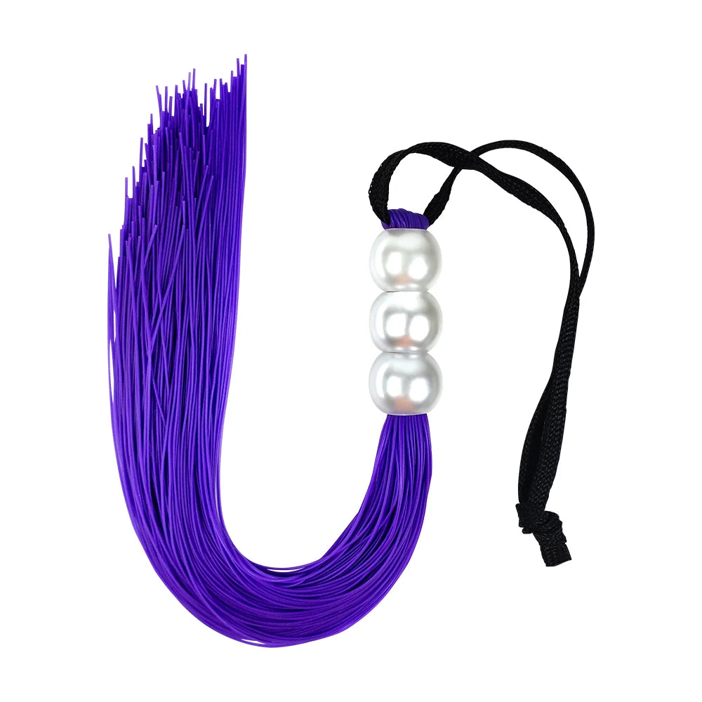 Silicone BDSM Whip Flogger with Tassels for Couples Play