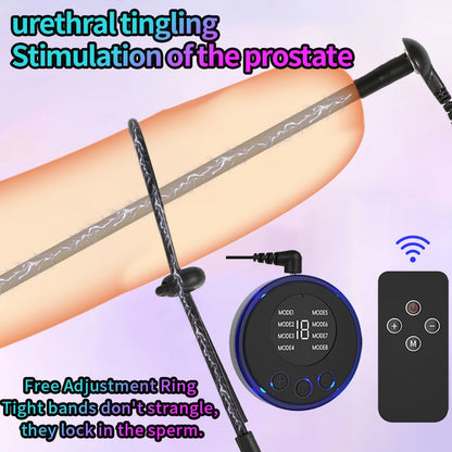Horse Eye Urethral Plug & Electro Stimulation Masturbator