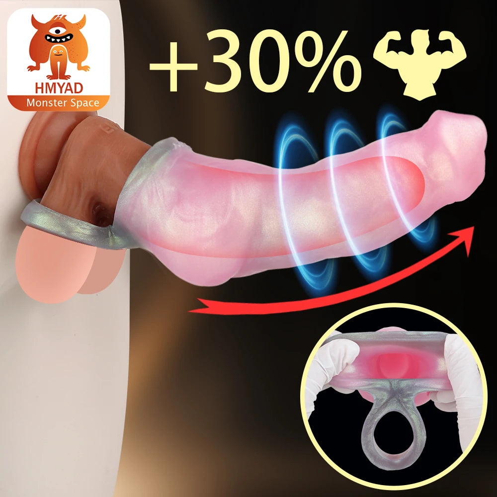 Enhanced Dog Sleeve with Cock Ring for Men’s Pleasure