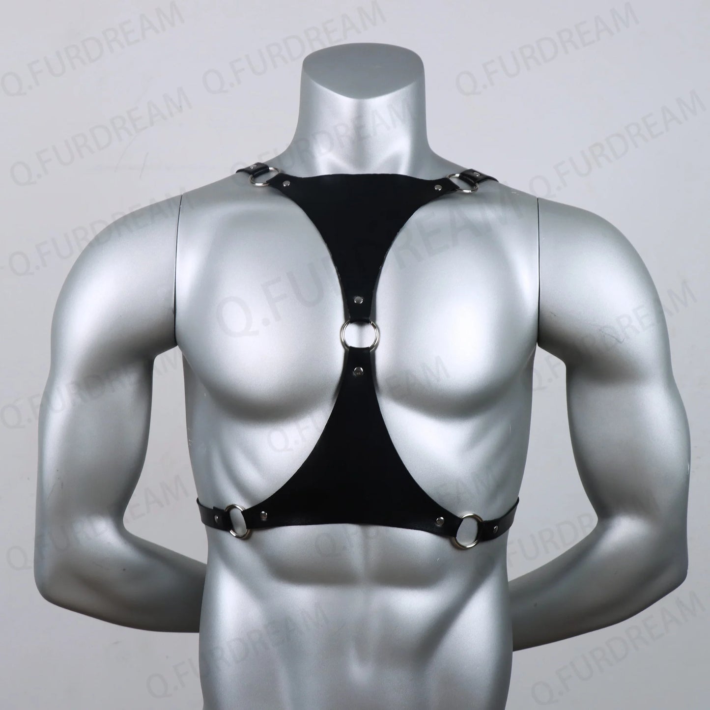 Men’s Adjustable Punk Chest Harness for Gay Bondage
