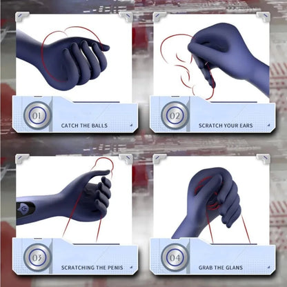 Penis Vibrator & Masturbator Pump with Handle for Men