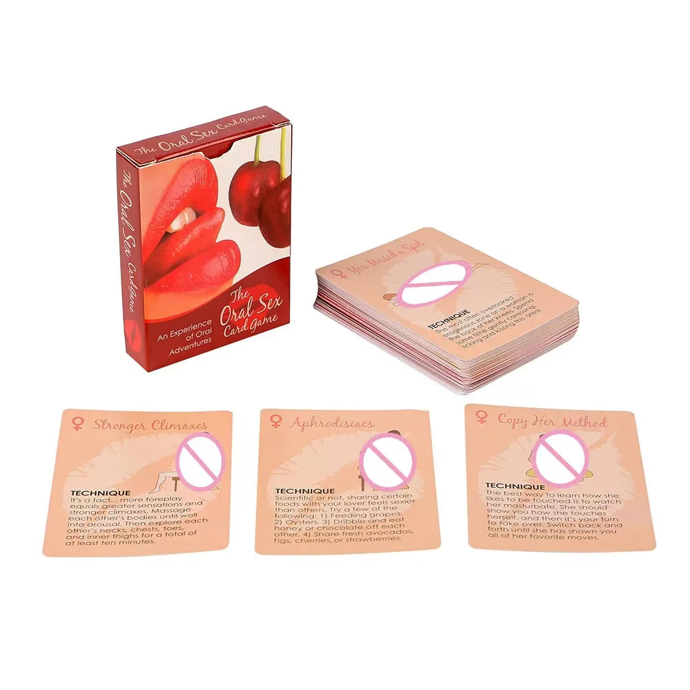 English Sex Position Poker Cards for Couples’ Bedroom Fun