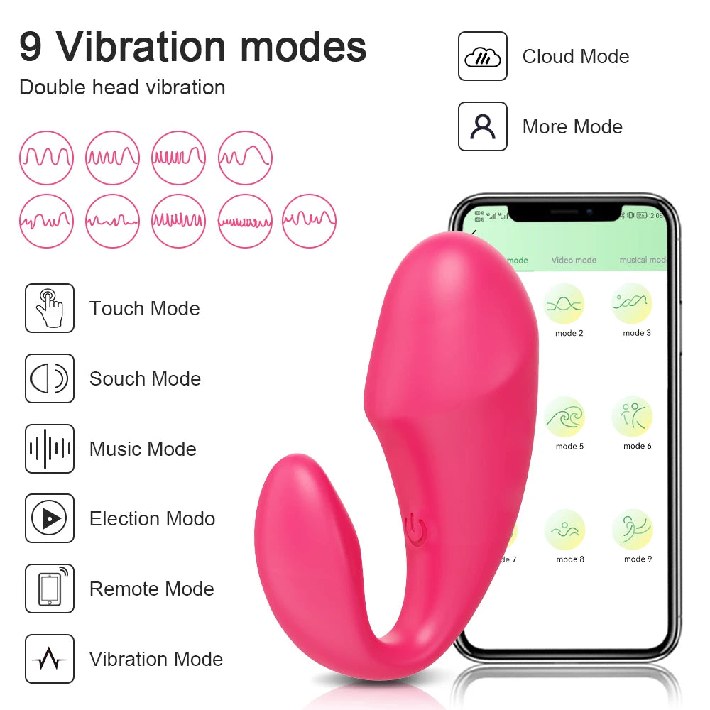 App Control Bluetooth Vibrator for Women & Couples Play
