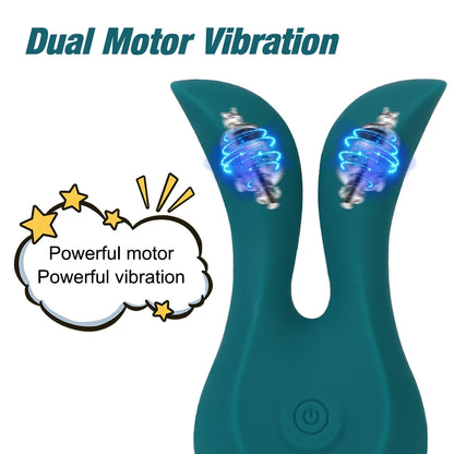 Cute Rabbit Vibrator for Women, G-Spot & Clit Stimulator