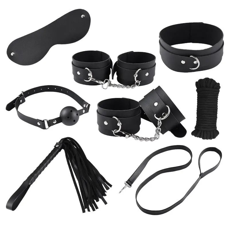 BDSM Handcuffs Wrist to Ankle Restraint Cuffs for Couples