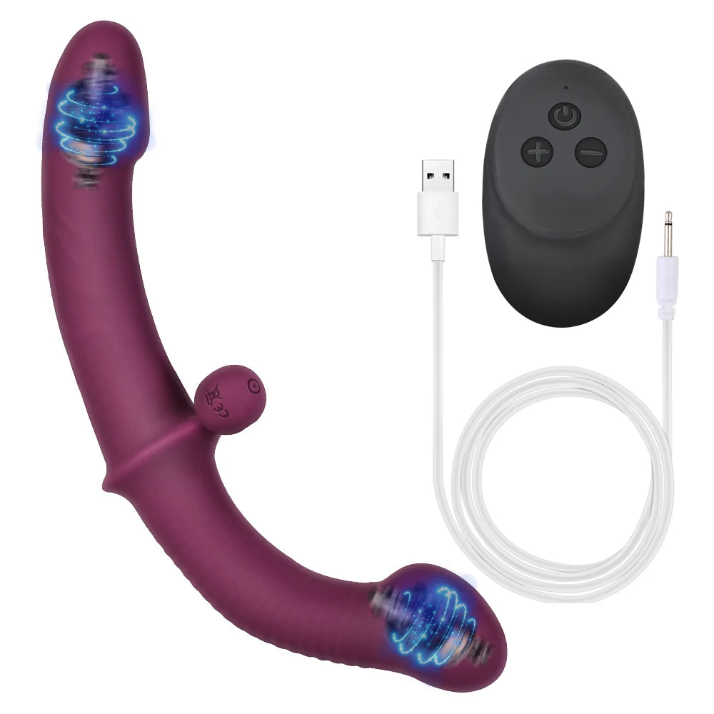 Lesbian Double Dildo Panty Vibrator for Couples