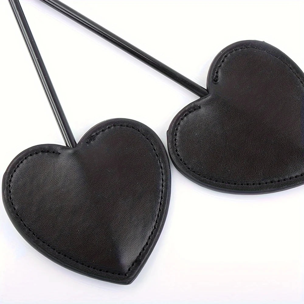 Leather Feather BDSM Paddle Whip Flogger for Couples Play