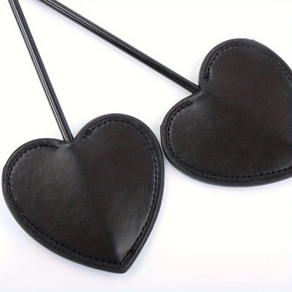 Leather Feather BDSM Paddle Whip Flogger for Couples Play