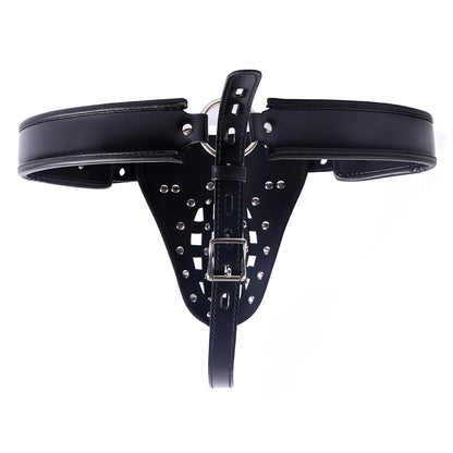 Men’s Locking Cock Cage Chastity Belt & Bondage Harness