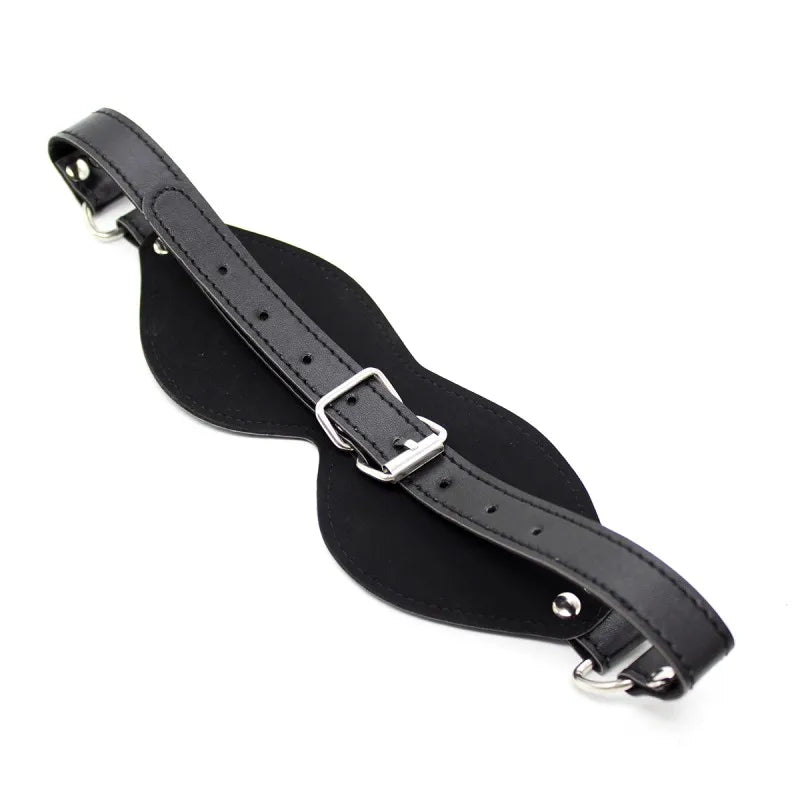 Leather Blindfold BDSM Eye Mask for Fetish and Cosplay Play