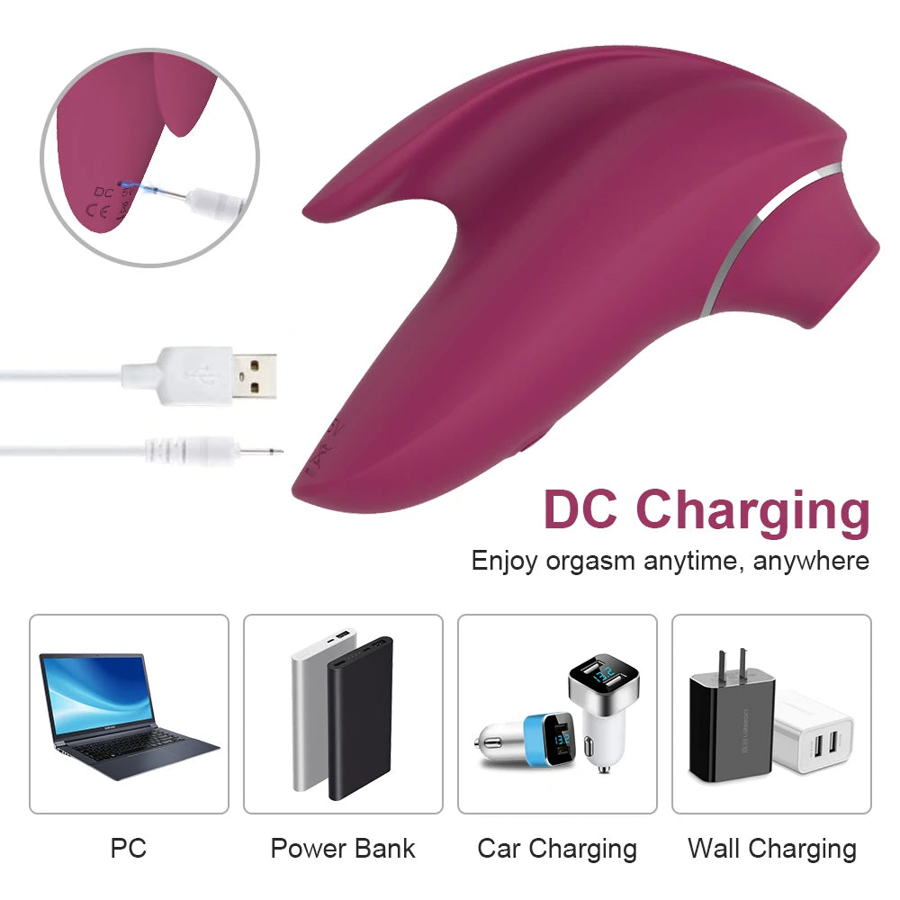 Sucking Vibrator for Women, Clitoral Oral Stimulator