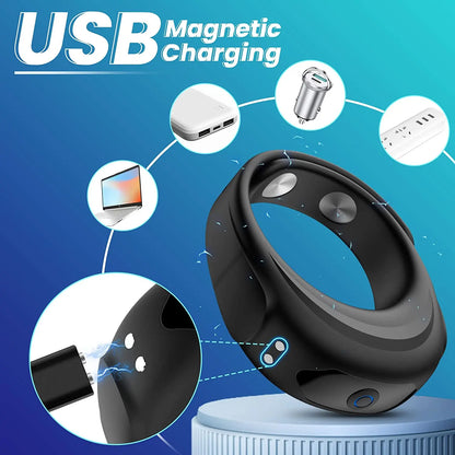 Adjustable Vibrating Cock Ring for Couples & Men