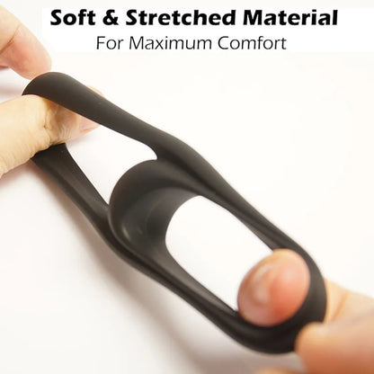 Silicone Dual Cock Ring for Men, Delay & Enhancement