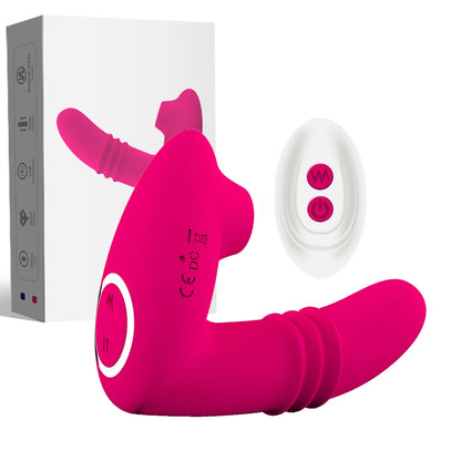 Sucking Vibrator, dildo with Remote Control for Women Stimulator