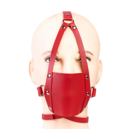 BDSM Harness Ball Gag Set with 42mm Silicone Mouth Gag