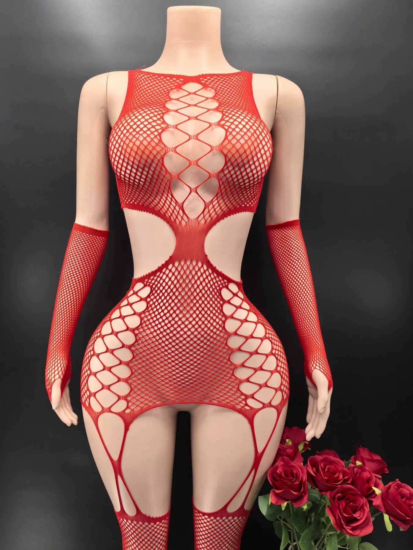 Sexy One-Piece Babydoll Lingerie Bodysuit for Women