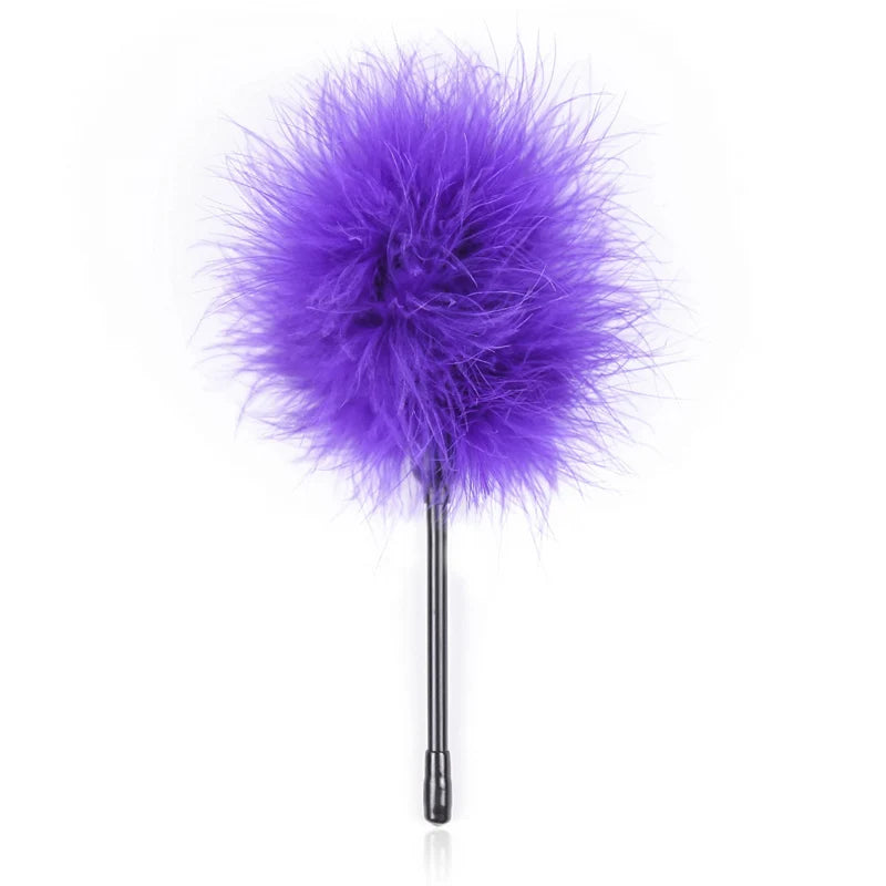 BDSM Feather Tickler Whip Flogger 42cm for Couples Play