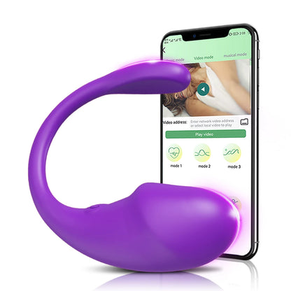 App Control Bluetooth Vibrator for Women & Couples Play