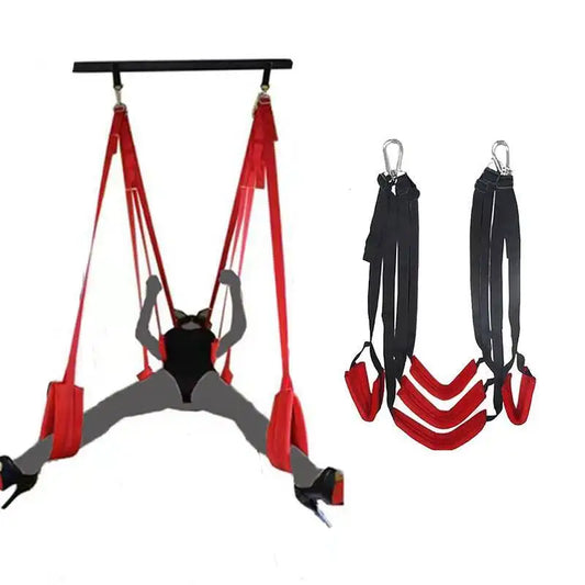BDSM Door Swing Bondage Hanging Love Seat for Adults