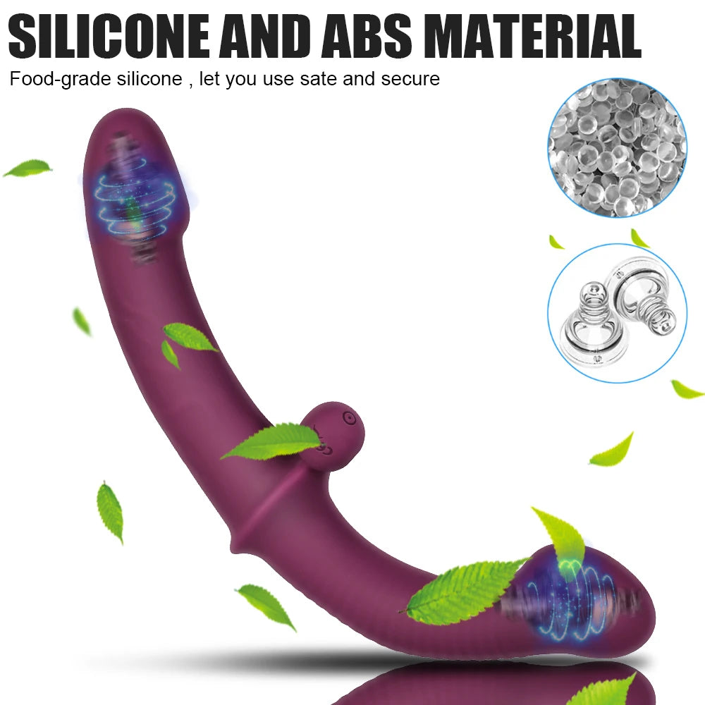 Lesbian Double Dildo Panty Vibrator for Couples