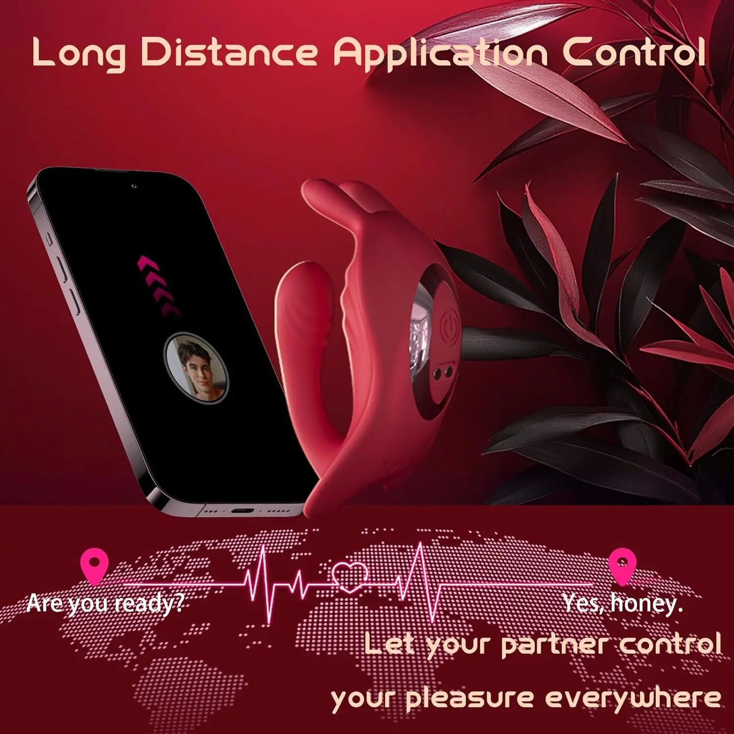 App-Controlled Couples Rabbit Vibrator for Women