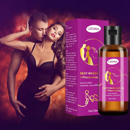Purple Couple Massage Oil Relaxing Essential Spa Care