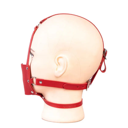 BDSM Harness Ball Gag Set with 42mm Silicone Mouth Gag