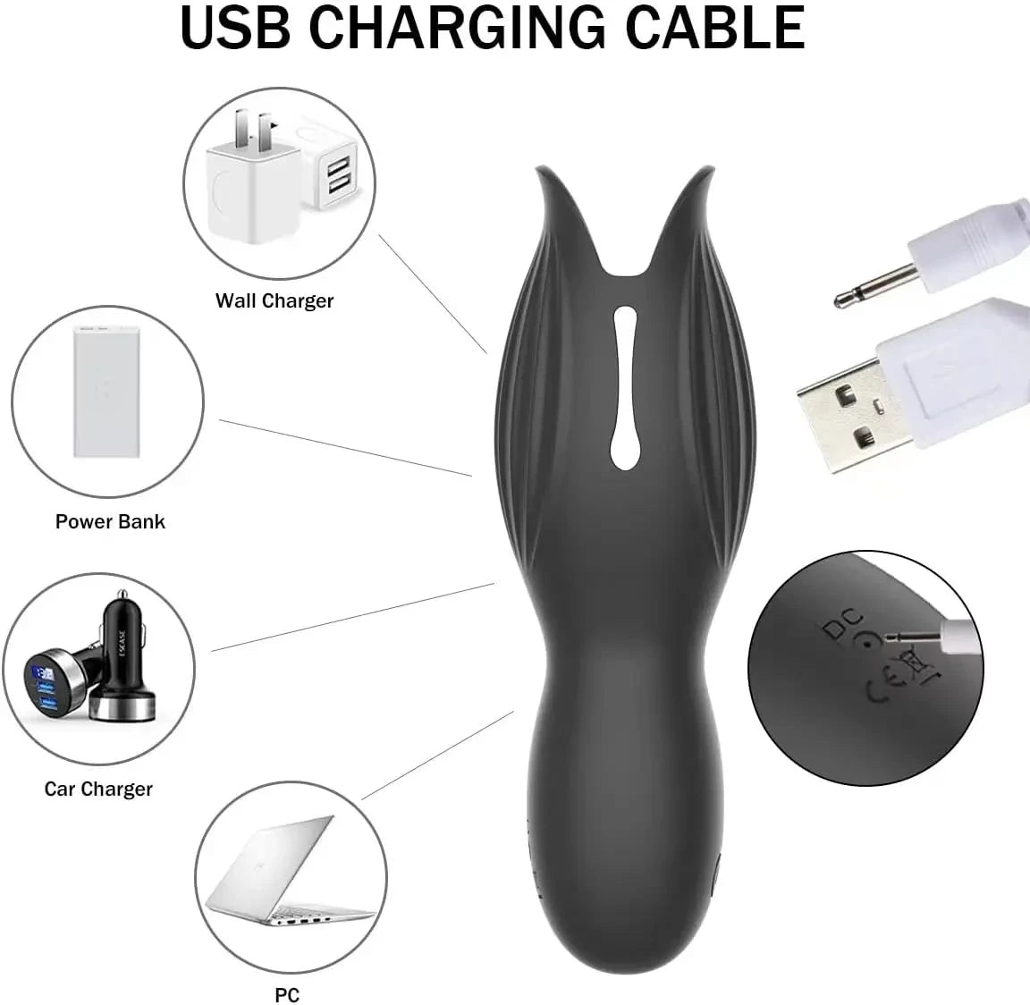 Automatic Licking Male Masturbator Cup with Vacuum Pump