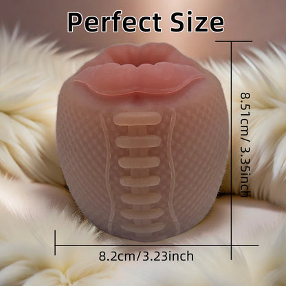 Realistic 3D Male Masturbator Cup, Oral & Vagina Toy