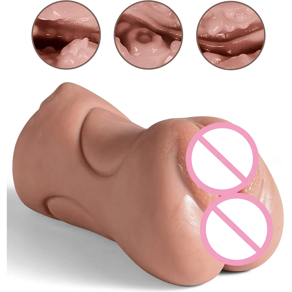 3-in-1 Male Masturbator, Vagina, Anal & Oral Toy