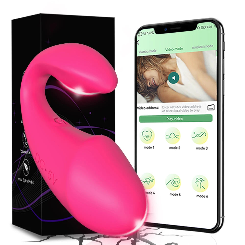 App Control Bluetooth Vibrator for Women & Couples Play