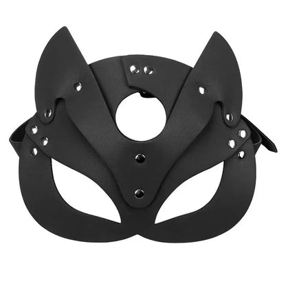 Leather Body Harness Belt with Mask BDSM Lingerie Straps