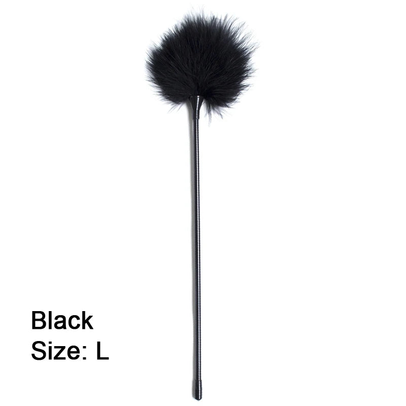 BDSM Feather Tickler Whip Flogger 42cm for Couples Play