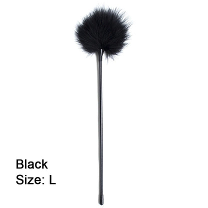 BDSM Feather Tickler Whip Flogger 42cm for Couples Play