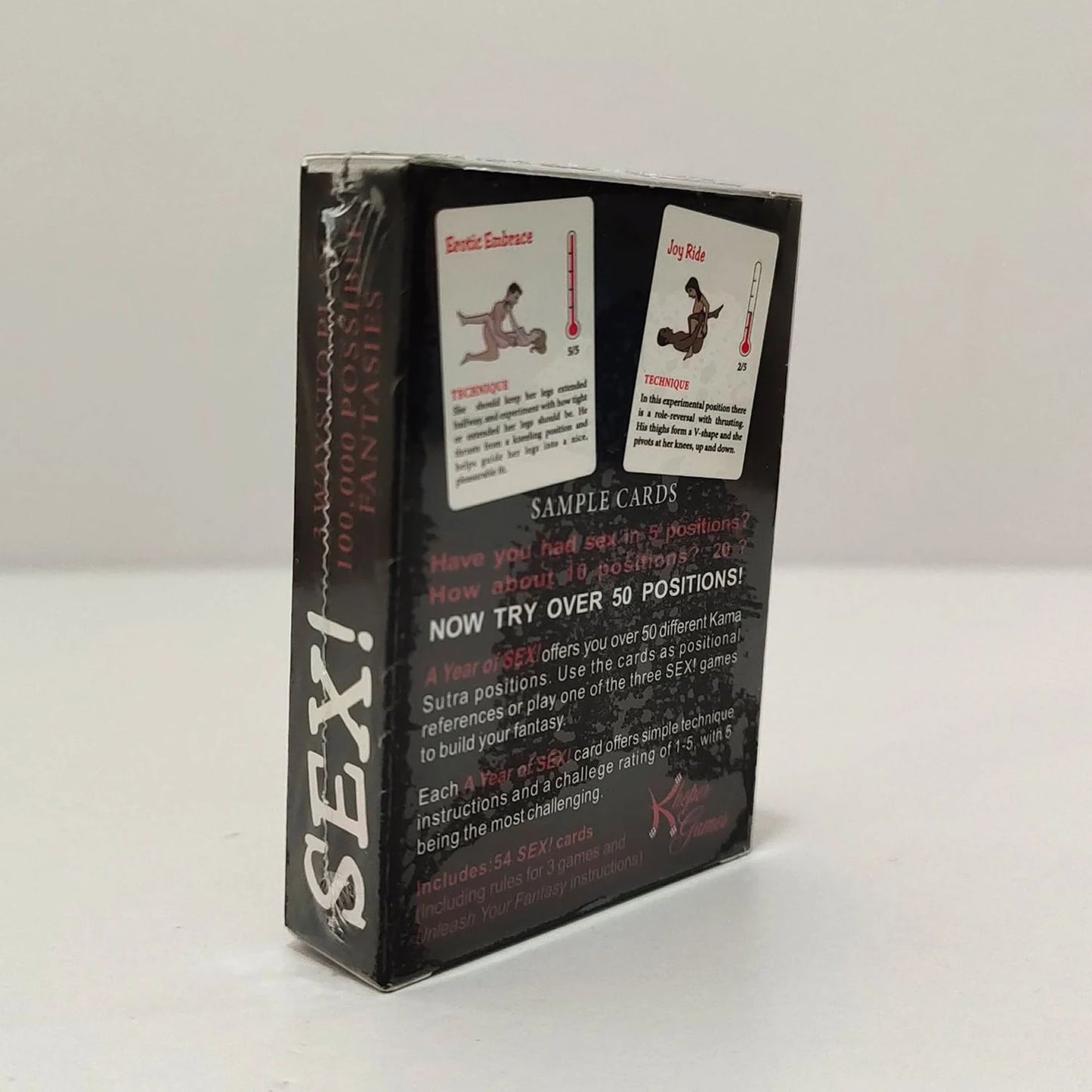 50-Piece BDSM Sexual Position Cards & Bondage Games